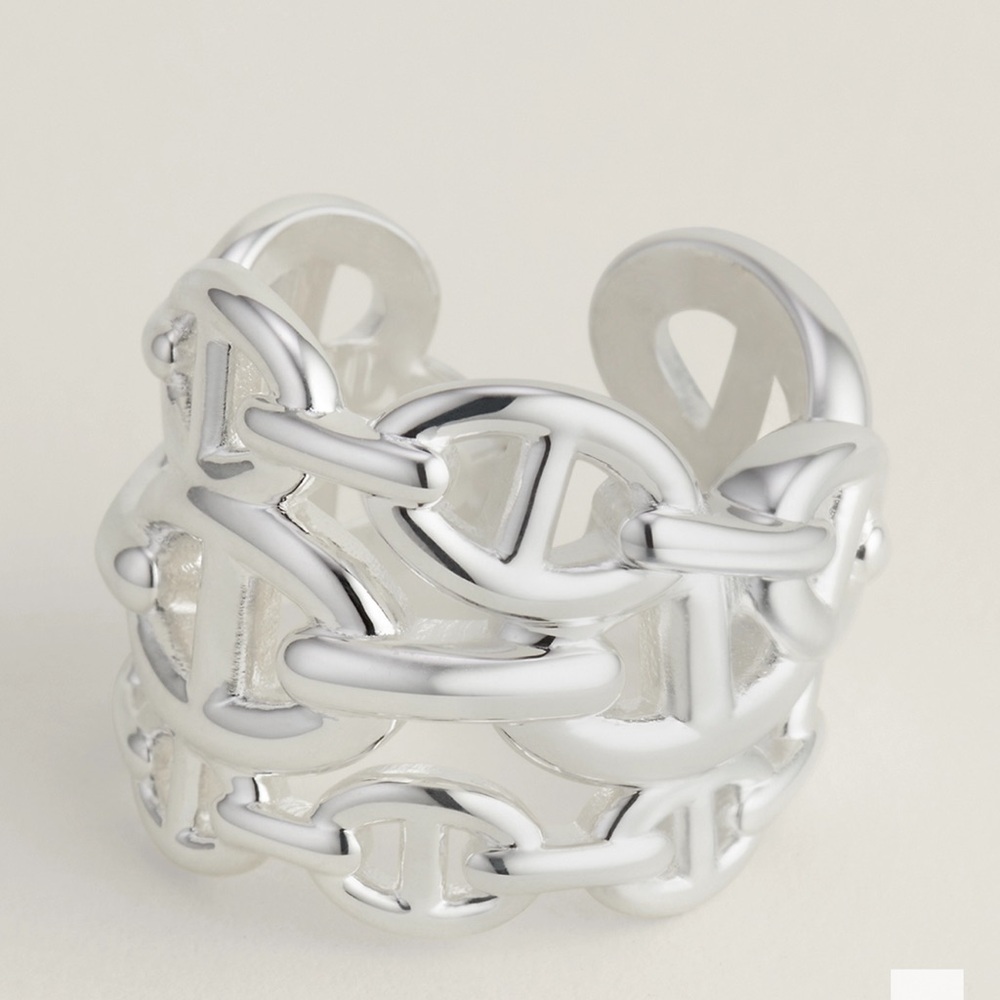Hermes Chaine d'ancre Enchainee ring, large model - Picture 7 of 9